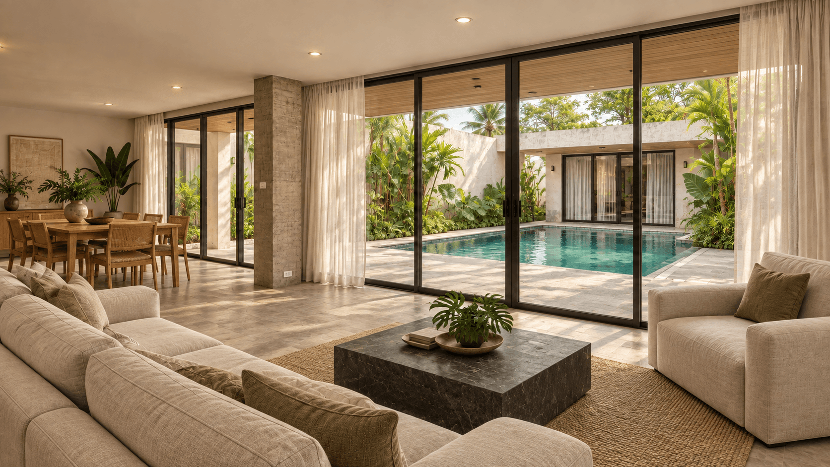 Bang Na Pool Villa finished interior